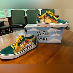 Vans Old Skool The Simpson (Moe’s) Woman’s 8 Mens 6.5